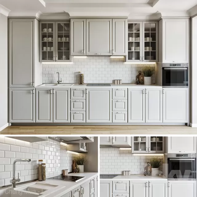 3DSKYFREE – CLASSIC - KITCHEN 3DS MAX MODELS