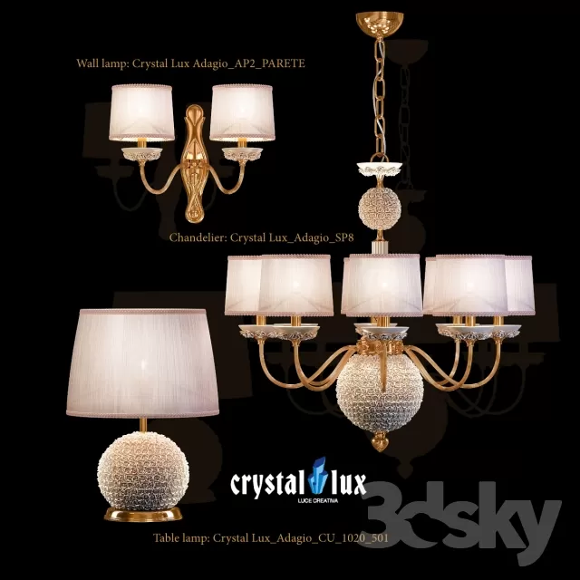 3DSKYFREE – CLASSIC - LIGHT - CEILING 3DS MAX MODELS