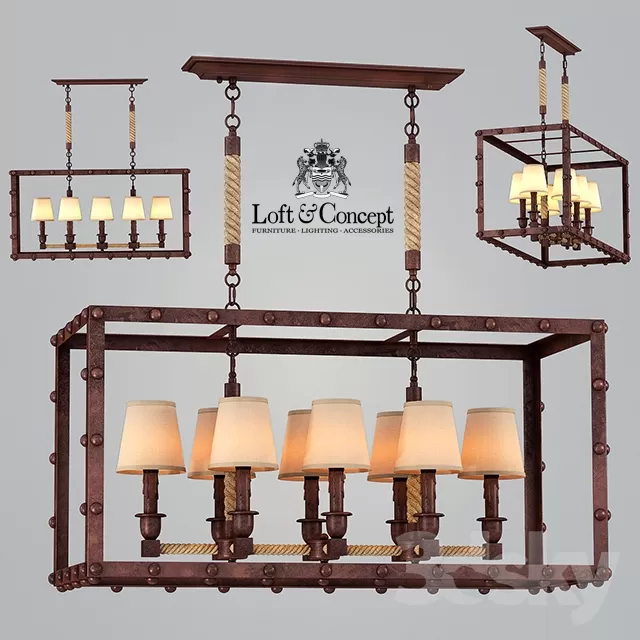 3DSKYFREE – CLASSIC - LIGHT - CEILING 3DS MAX MODELS