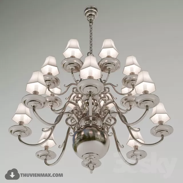 3DSKYFREE – CLASSIC - LIGHT - CEILING 3DS MAX MODELS