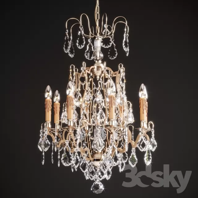 3DSKYFREE – CLASSIC - LIGHT - CEILING 3DS MAX MODELS