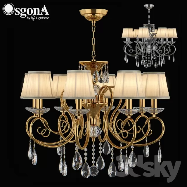 3DSKYFREE – CLASSIC - LIGHT - CEILING 3DS MAX MODELS