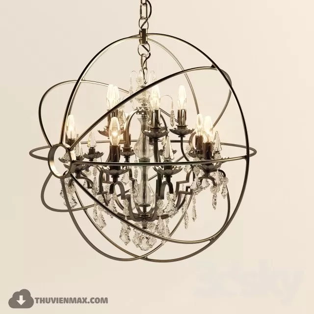 3DSKYFREE – CLASSIC - LIGHT - CEILING 3DS MAX MODELS