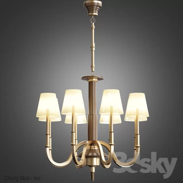 3DSKYFREE – CLASSIC - LIGHT - CEILING 3DS MAX MODELS