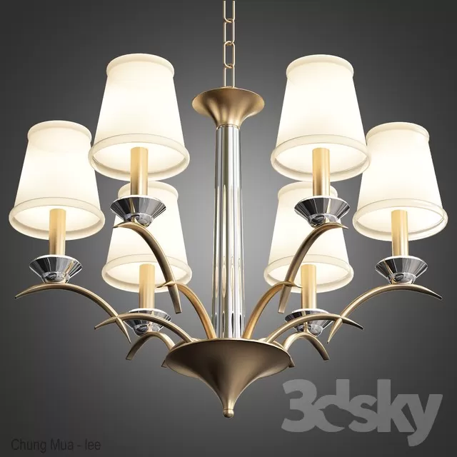 3DSKYFREE – CLASSIC - LIGHT - CEILING 3DS MAX MODELS