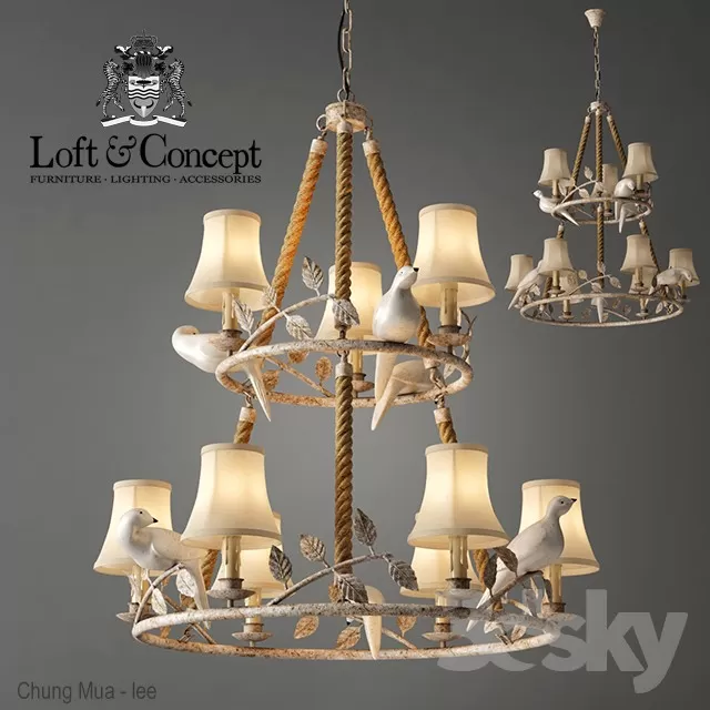 3DSKYFREE – CLASSIC - LIGHT - CEILING 3DS MAX MODELS
