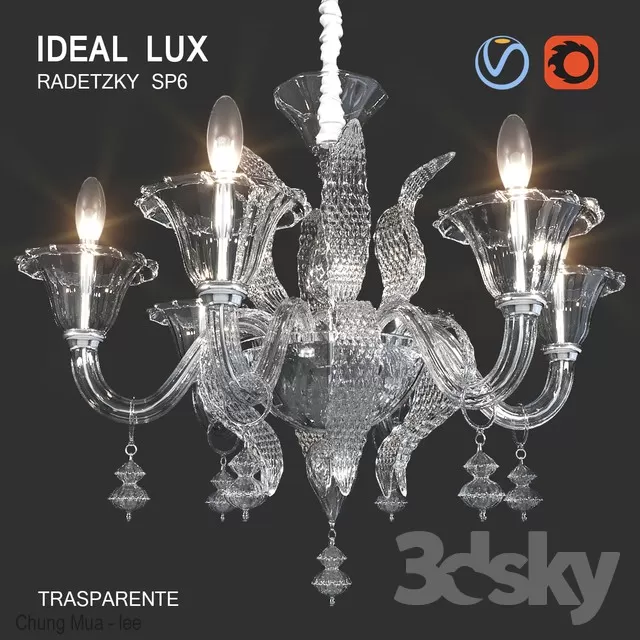 3DSKYFREE – CLASSIC - LIGHT - CEILING 3DS MAX MODELS