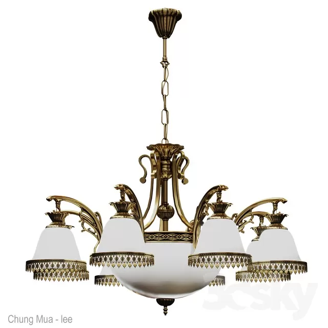 3DSKYFREE – CLASSIC - LIGHT - CEILING 3DS MAX MODELS