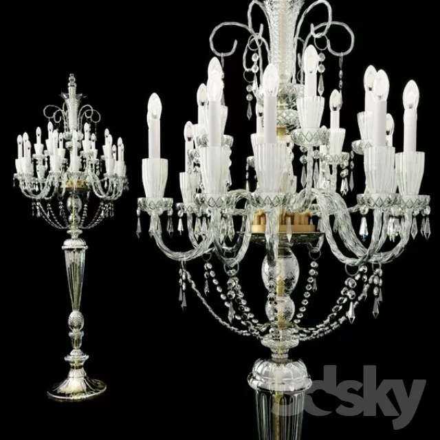 3DSKYFREE – CLASSIC - LIGHT - CEILING 3DS MAX MODELS