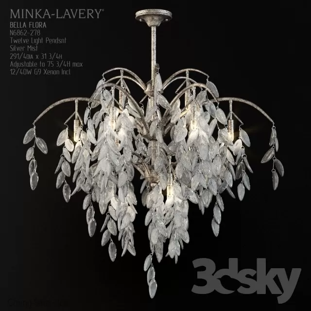 3DSKYFREE – CLASSIC - LIGHT - CEILING 3DS MAX MODELS