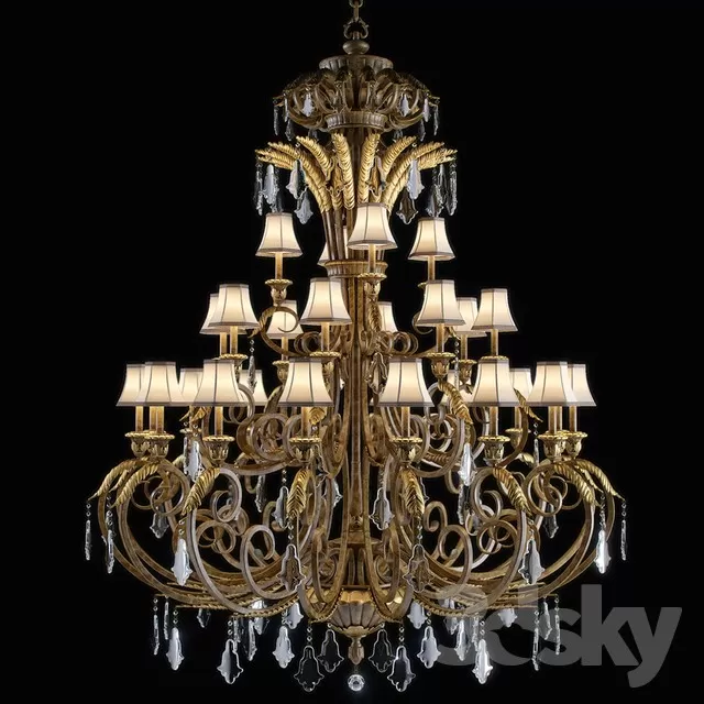 DECOR HELPER – CLASSIC – LIGHT – CEILING 3D MODELS – 187