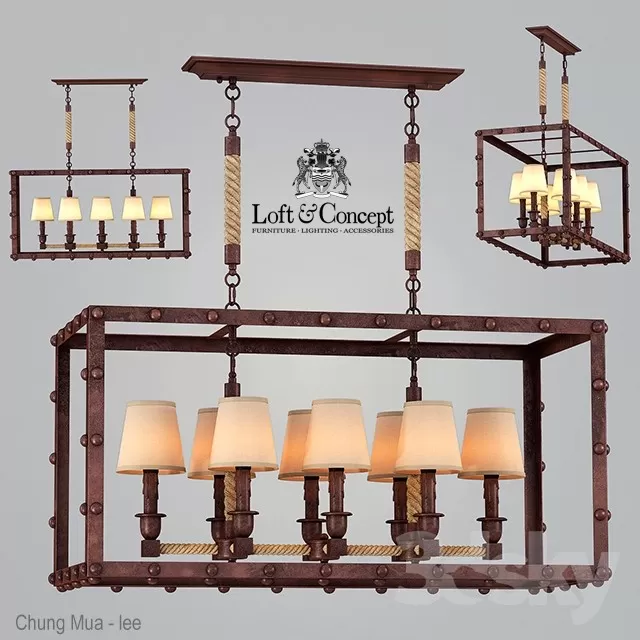 3DSKYFREE – CLASSIC - LIGHT - CEILING 3DS MAX MODELS