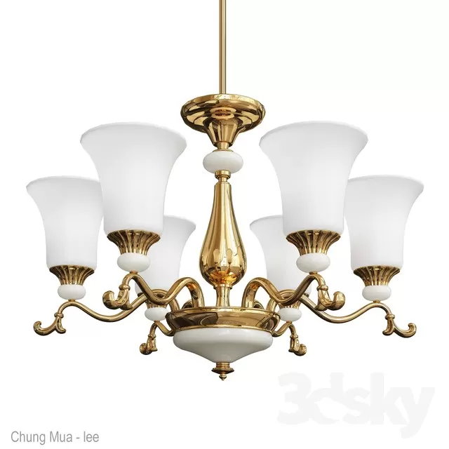 3DSKYFREE – CLASSIC - LIGHT - CEILING 3DS MAX MODELS