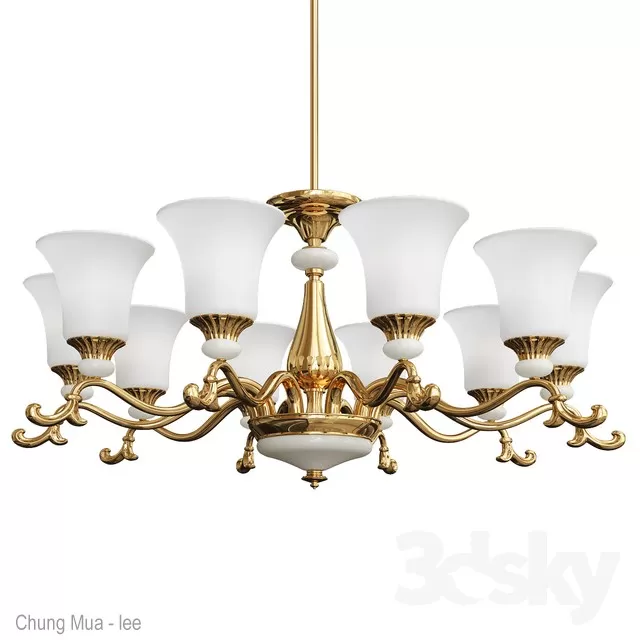 3DSKYFREE – CLASSIC - LIGHT - CEILING 3DS MAX MODELS