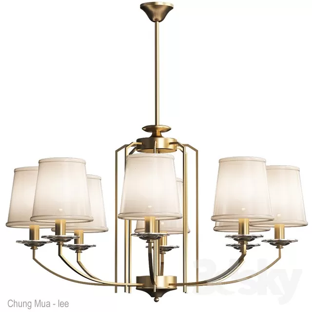 3DSKYFREE – CLASSIC - LIGHT - CEILING 3DS MAX MODELS