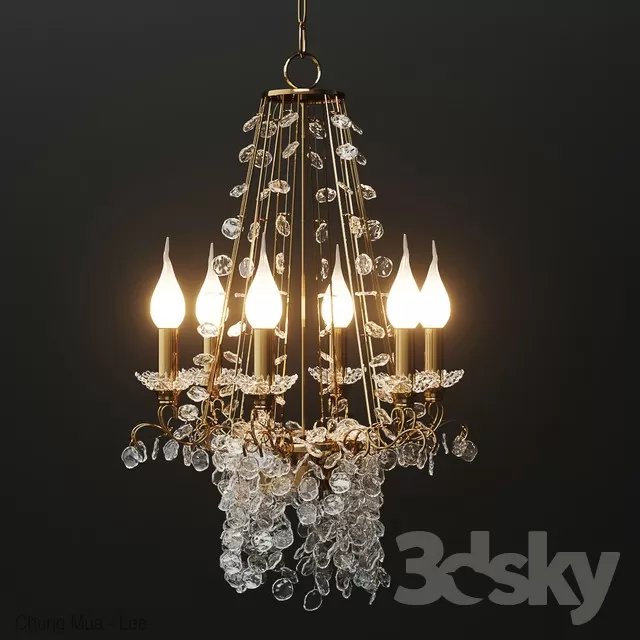 3DSKYFREE – CLASSIC - LIGHT - CEILING 3DS MAX MODELS