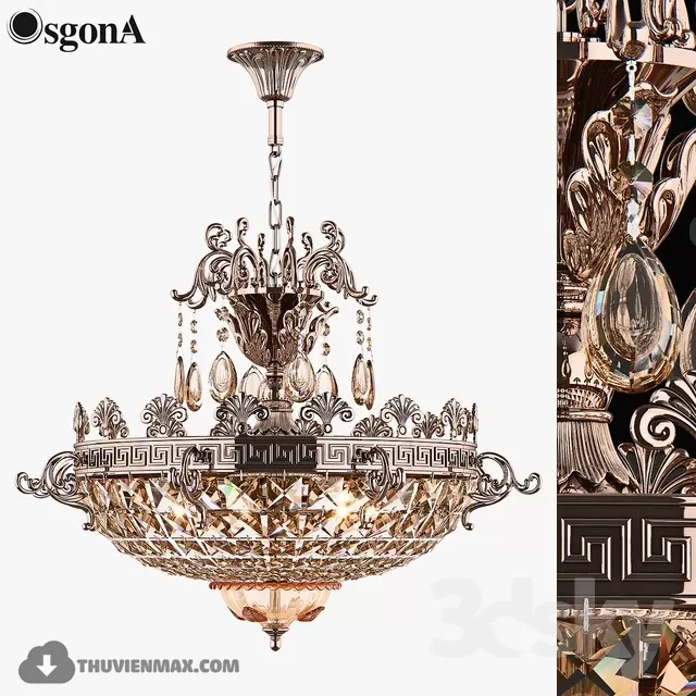 3DSKYFREE – CLASSIC - LIGHT - CEILING 3DS MAX MODELS