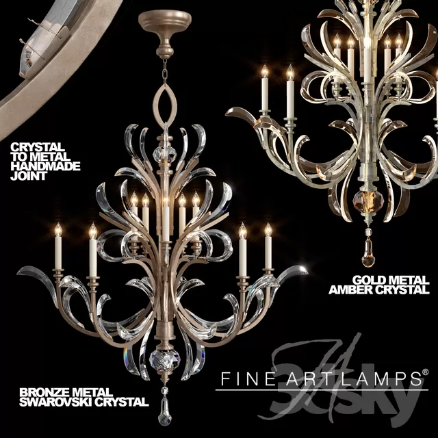 3DSKYFREE – CLASSIC - LIGHT - CEILING 3DS MAX MODELS