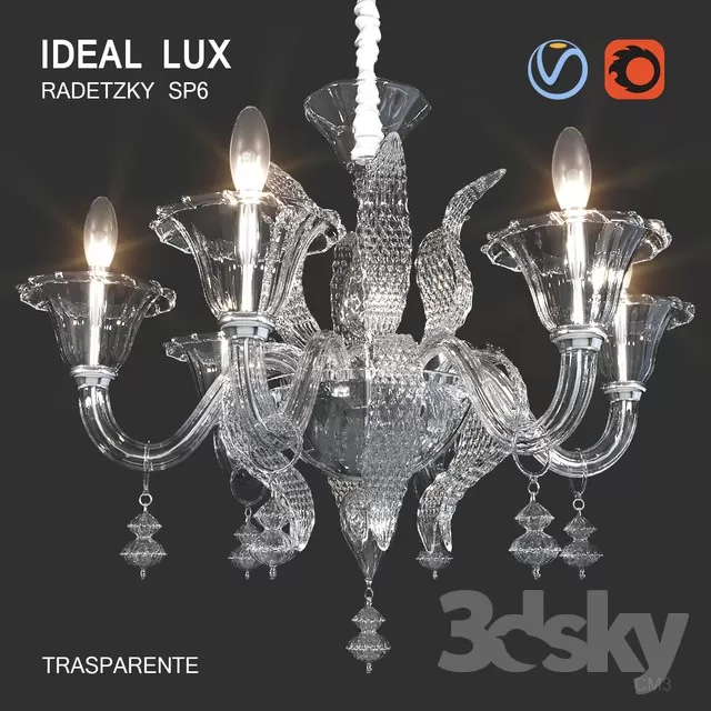 3DSKYFREE – CLASSIC - LIGHT - CEILING 3DS MAX MODELS