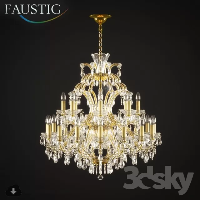 3DSKYFREE – CLASSIC - LIGHT - CEILING 3DS MAX MODELS