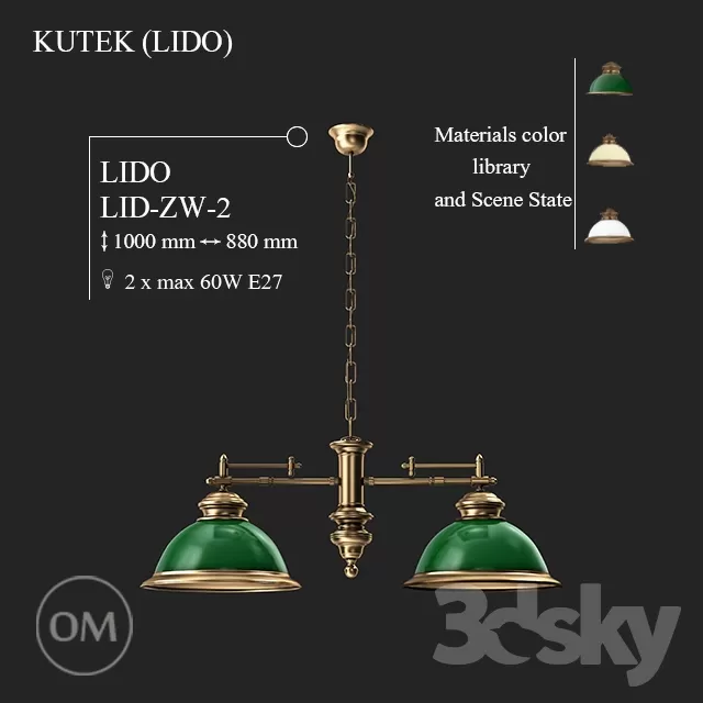3DSKYFREE – CLASSIC - LIGHT - CEILING 3DS MAX MODELS