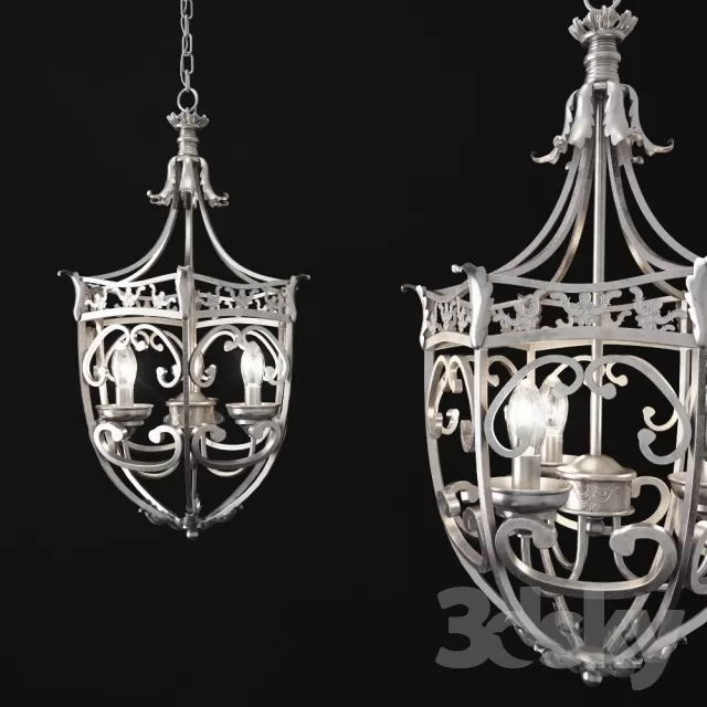 3DSKYFREE – CLASSIC - LIGHT - CEILING 3DS MAX MODELS