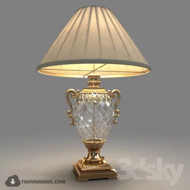 3DSKYFREE – CLASSIC - LIGHT - NIGHT LAMP 3DS MAX MODELS