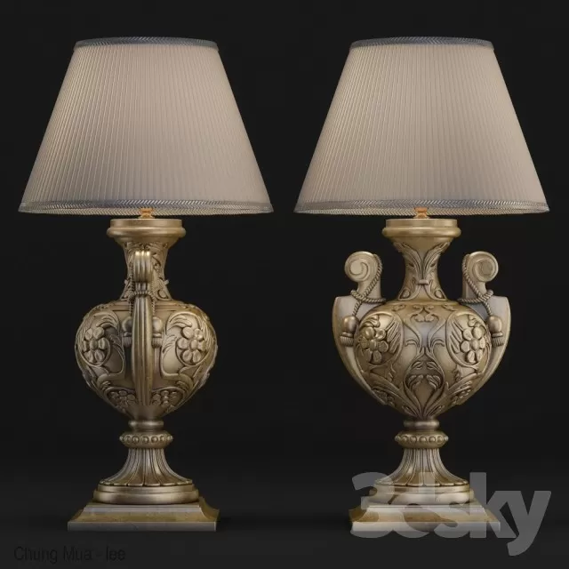 3DSKYFREE – CLASSIC - LIGHT - NIGHT LAMP 3DS MAX MODELS