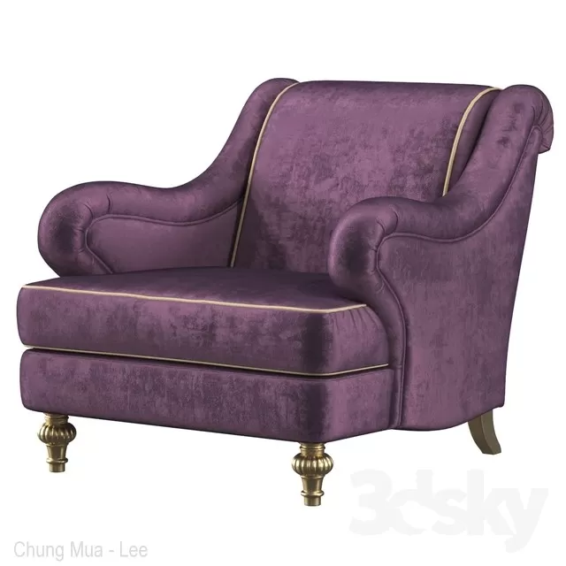 3DSKYFREE – CLASSIC - LIVINGROOM - ARMCHAIRS 3DS MAX MODELS