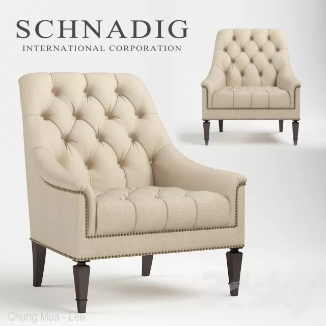 3DSKYFREE – CLASSIC - LIVINGROOM - ARMCHAIRS 3DS MAX MODELS