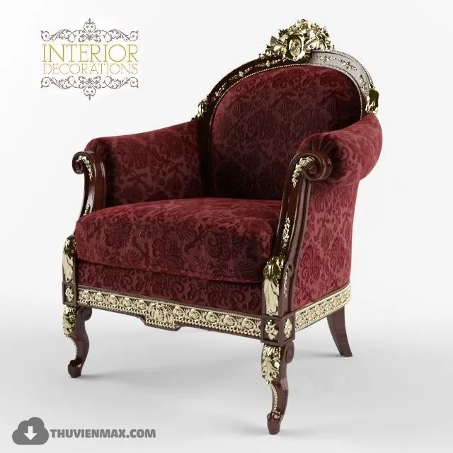3DSKYFREE – CLASSIC - LIVINGROOM - ARMCHAIRS 3DS MAX MODELS