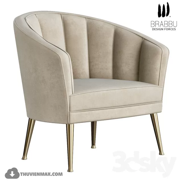 3DSKYFREE – CLASSIC - LIVINGROOM - ARMCHAIRS 3DS MAX MODELS