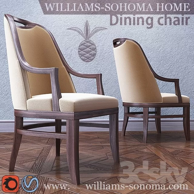 3DSKYFREE – CLASSIC - LIVINGROOM - ARMCHAIRS 3DS MAX MODELS