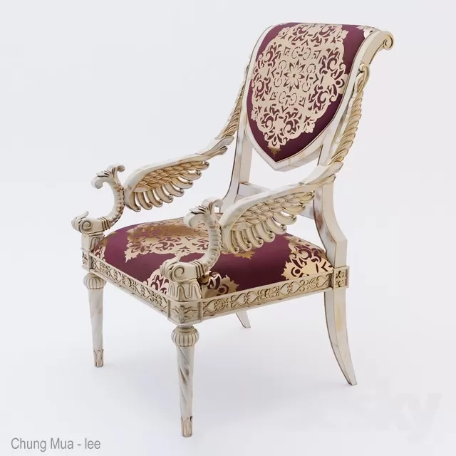 3DSKYFREE – CLASSIC - LIVINGROOM - ARMCHAIRS 3DS MAX MODELS