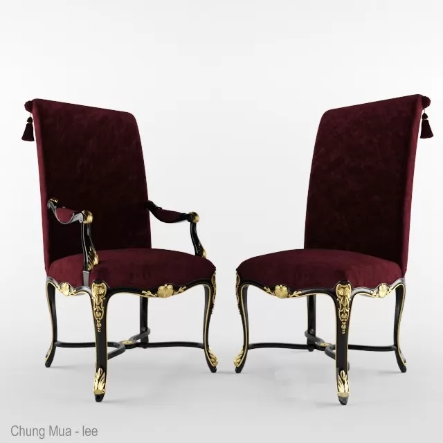 3DSKYFREE – CLASSIC - LIVINGROOM - ARMCHAIRS 3DS MAX MODELS