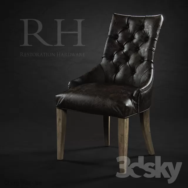 3DSKYFREE – CLASSIC - LIVINGROOM - CHAIR 3DS MAX MODELS