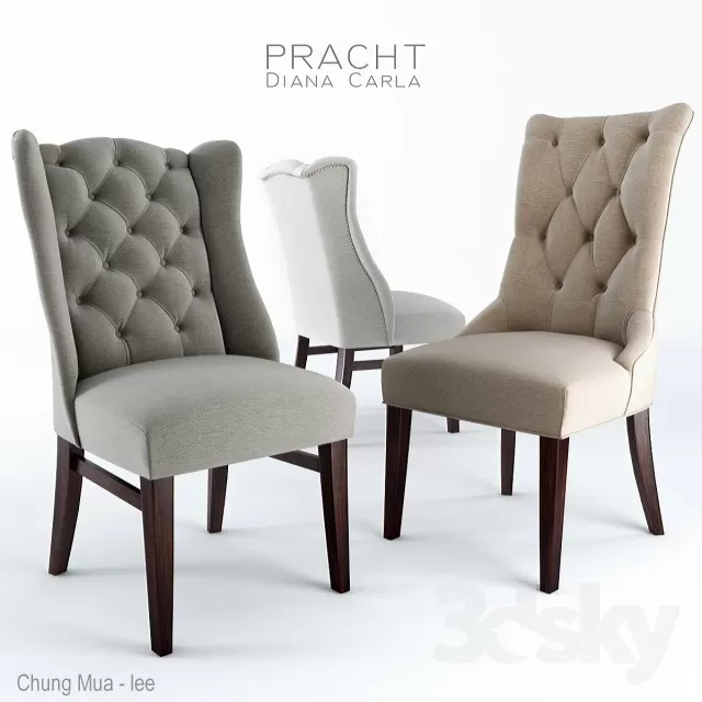 3DSKYFREE – CLASSIC - LIVINGROOM - CHAIR 3DS MAX MODELS