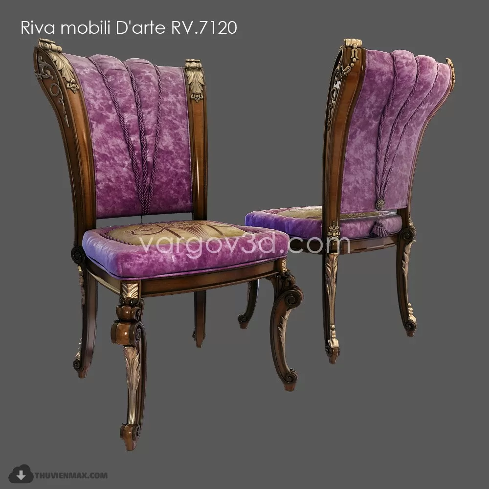 3DSKYFREE – CLASSIC - LIVINGROOM - CHAIR 3DS MAX MODELS