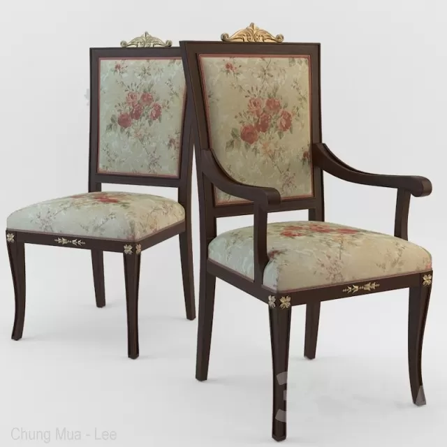3DSKYFREE – CLASSIC - LIVINGROOM - CHAIR 3DS MAX MODELS