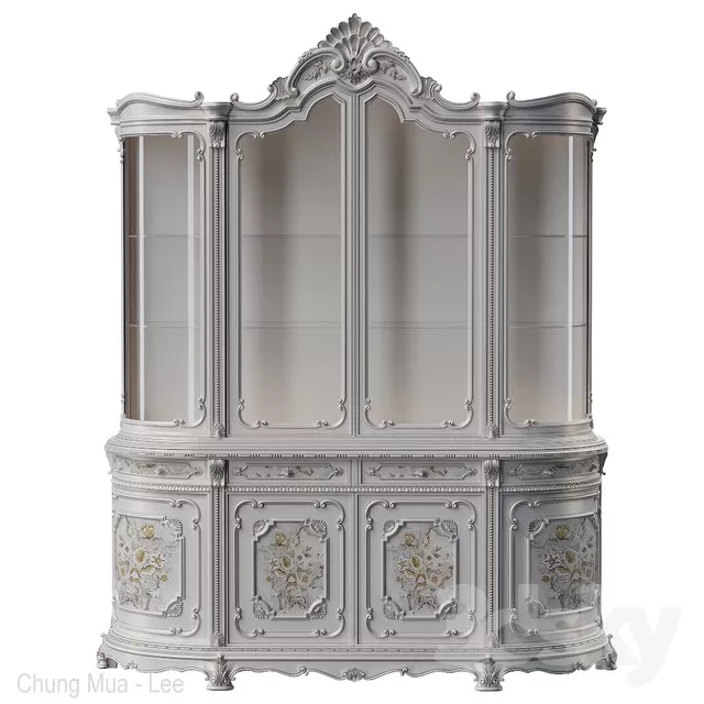 3DSKYFREE – CLASSIC - LIVINGROOM - DRAWER 3DS MAX MODELS