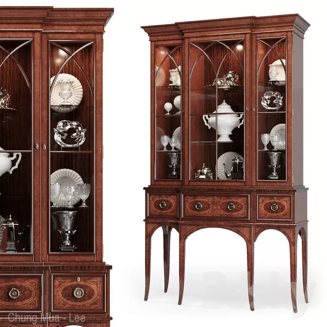 3DSKYFREE – CLASSIC - LIVINGROOM - DRAWER 3DS MAX MODELS