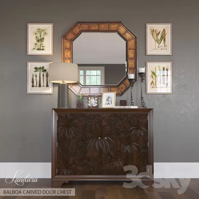 3DSKYFREE – CLASSIC - LIVINGROOM - DRAWER 3DS MAX MODELS