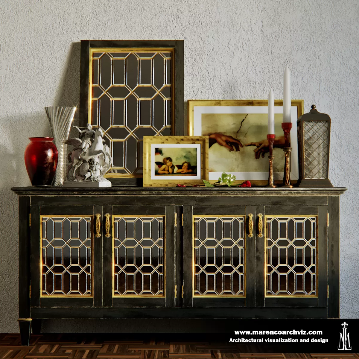 3DSKYFREE – CLASSIC - LIVINGROOM - DRAWER 3DS MAX MODELS