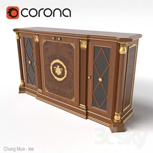 3DSKYFREE – CLASSIC - LIVINGROOM - DRAWER 3DS MAX MODELS