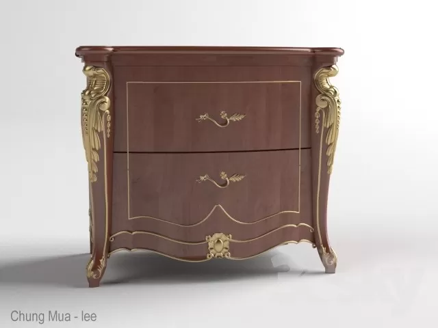 3DSKYFREE – CLASSIC - LIVINGROOM - DRAWER 3DS MAX MODELS