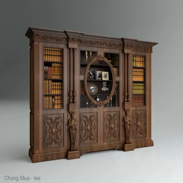 3DSKYFREE – CLASSIC - LIVINGROOM - DRAWER 3DS MAX MODELS