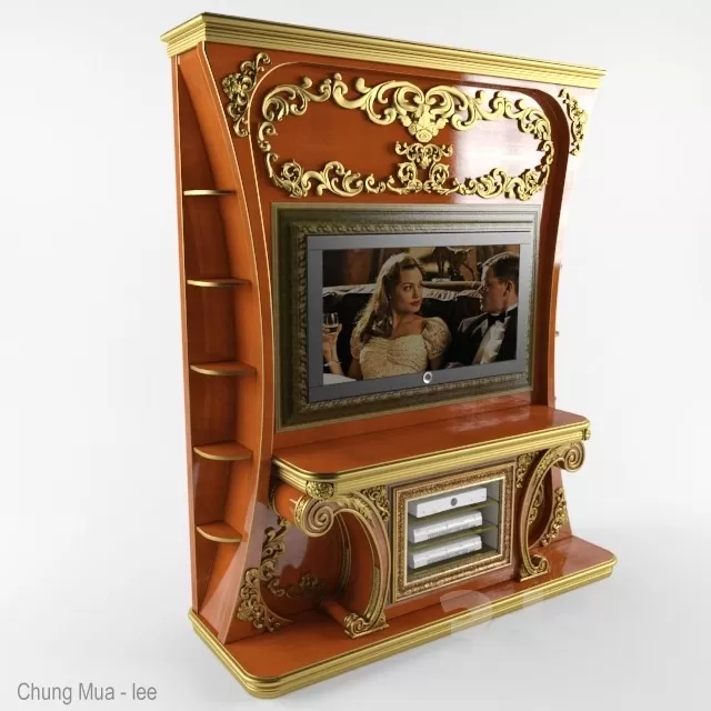 3DSKYFREE – CLASSIC - LIVINGROOM - DRAWER 3DS MAX MODELS