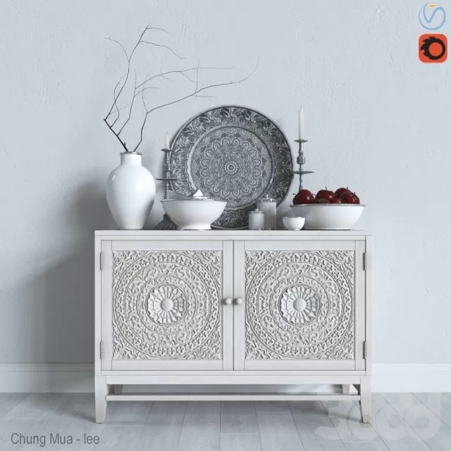 3DSKYFREE – CLASSIC - LIVINGROOM - DRAWER 3DS MAX MODELS