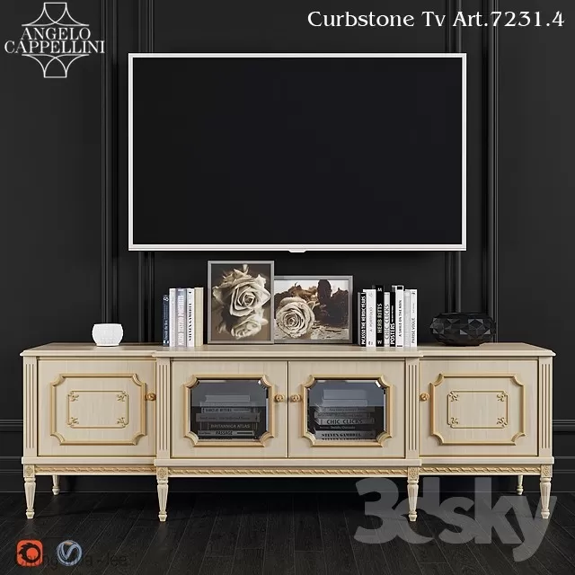 3DSKYFREE – CLASSIC - LIVINGROOM - SIDEBOARD 3DS MAX MODELS