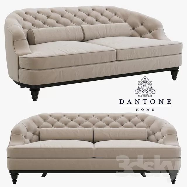 3DSKYFREE – CLASSIC - LIVINGROOM - SOFA - LONG 3DS MAX MODELS